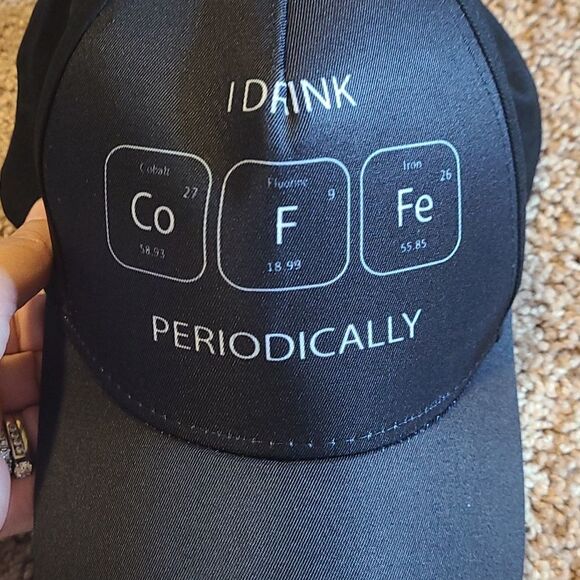 "I Drink Coffee Periodically" hat - Picture 3 of 6